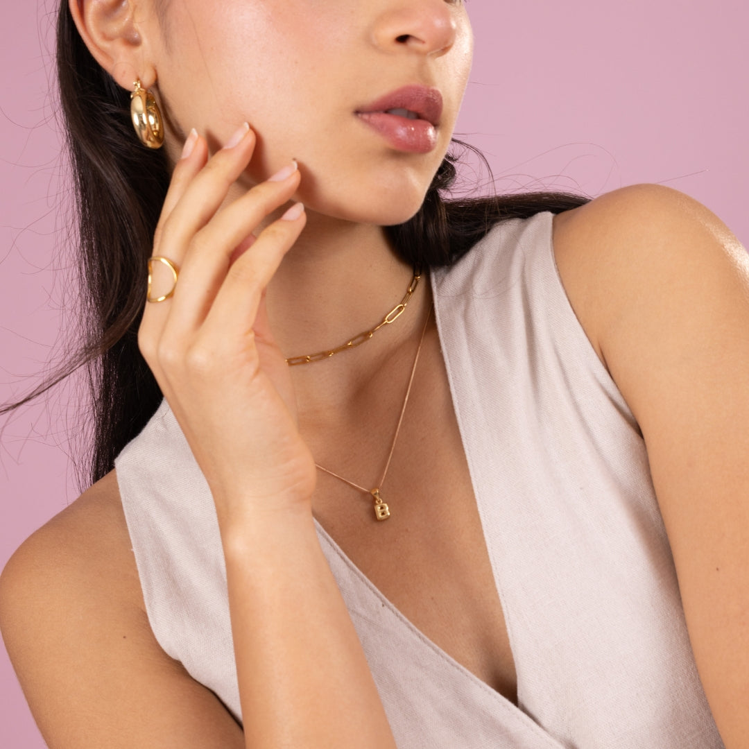 Collar Inicial Mini-Bubble