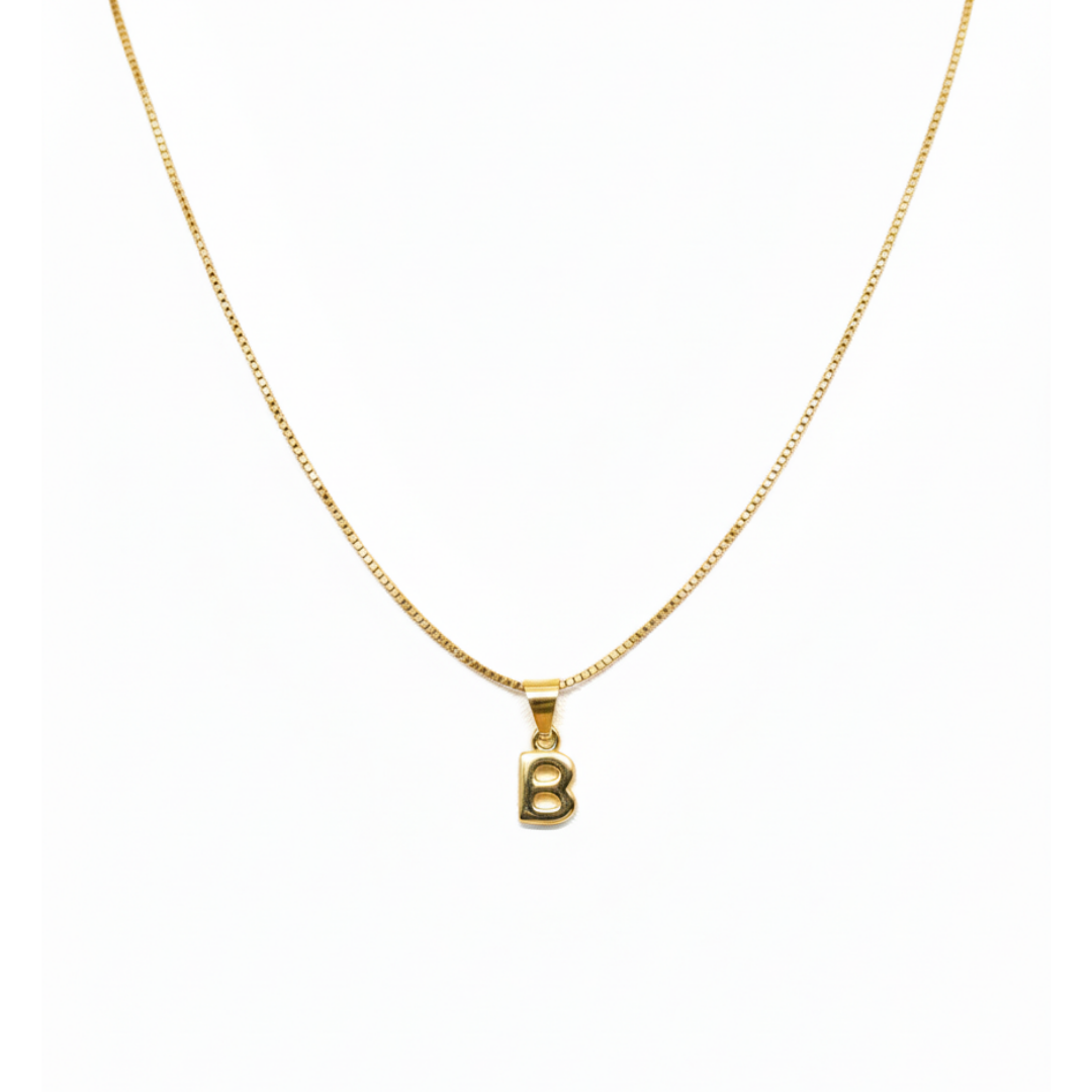 Collar Inicial Mini-Bubble